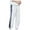 White, variant on Gamivast Sweatpants for Men Thin Wide Leg Striped Sweatpants Jogger Big Tall Sport Baggy Pants Drawstring Waist Casual Pants Black XXXL Pantalones De Hombre
