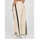 thumbnail image 4 of Pantalones Deportivos Holgados de Pierna para Mujer, Informales, con Cordón Ajustable y Cintura Elástica, en Colores Contrastantes, Estilo Y2K. Crema XXL, 4 of 7