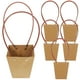 thumbnail image 1 of 6 bolsas de regalo de papel kraft con asa para arreglos florales, ramos, cestas de regalo, 1 of 6