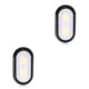 thumbnail image 3 of Linternas de luz nocturna portátiles Yuarrent con pilas Led 2Conjunto Negro, 3 of 6