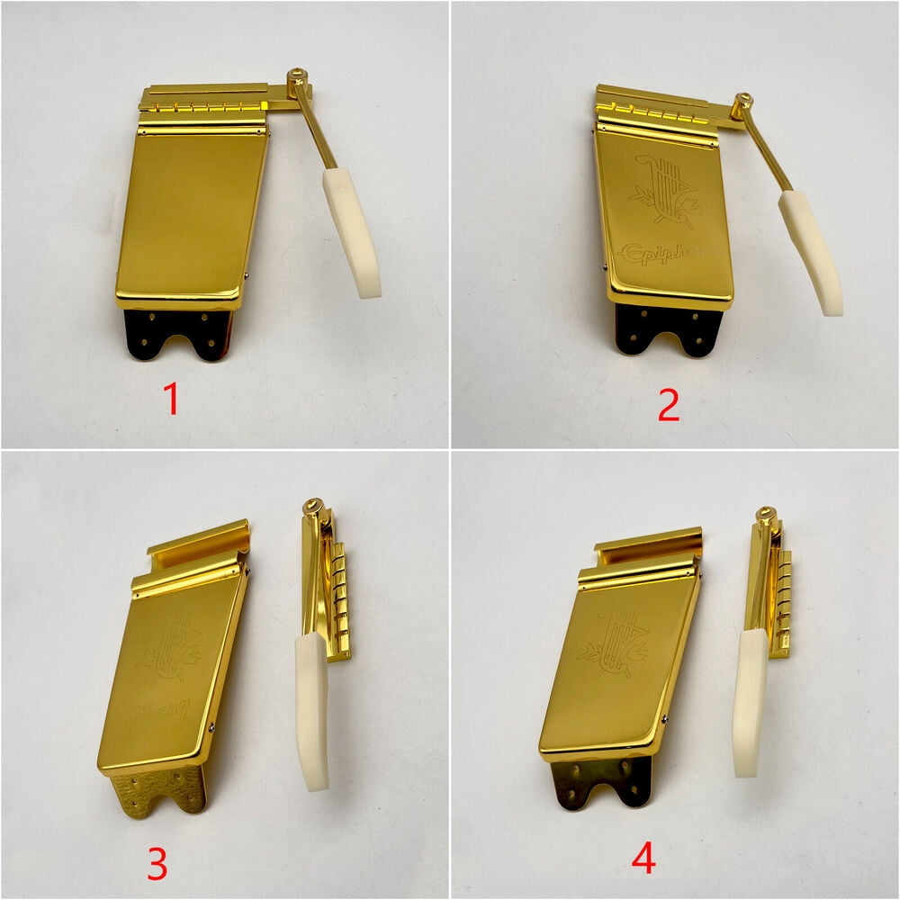 Long Version Arm Tailpiece Tremolo Bridge Gold FOR SG Les Paul LP Guitar Parts