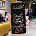 thumbnail image 3 of Funda Para Teléfono LG K51 Stylo 6 Astronaut Fluid Support Deluxe 6D Galvanizada Anti Caída Cámara Protección Cubierta Suave, 3 of 3