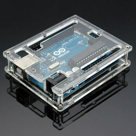 Transparent Acrylic Case Cover Shell Enclosure Computer Box for Arduino UNO