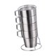 thumbnail image 5 of Taza de café aislada, tazas de café con asa, vasos para beber, taza de café, taza de acero inoxidable para acampar, para picnic, viajes, senderismo, 11x22cm, 5 of 8