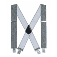 thumbnail image 1 of HLONK Bretelles pour Hommes 6 Clips Longueur Réglable Bretelles Élastiques en Polyester pour Hommes Style Dos Croisé Bretelles pour Hommes 5x120cm Bleu, 1 of 2