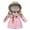 Pink, variant on KYAIGUO Kids Baby Girls Winter Cotton Jacket Thick Warm Solid Color Printed Thermal Casual Outerwear Jacket Little Big Girls Medium Length Hooded Snow Coat for 3-12Y