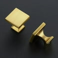 thumbnail image 2 of Ravinte 30 Pack Solid Knobs Kitchen Cabinet Round Pulls Dresser Handles Gold Cupboard Hardware Brushed Brass Door Drawer Knobs, 2 of 10