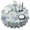 Pioneer Flower Floral-2, variant on Pioneer Flower Floral Print Pattern Round Tablecloth 60"x60",Wrinkle Wipeable Table Cloth for Kitchen Dining Room Picnic Patio Party