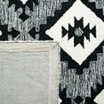 thumbnail image 6 of SAFAVIEH Aspen Michaelangelo Southwestern Wool Area Rug, Charcoal/Black, 7' x 7' Square, 6 of 7