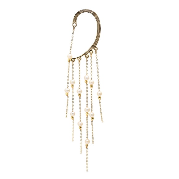 Bijoux en Forme de Goutte d'Or en Perles Dorées pour Femmes, Légers, Durables et Design Unique, Parfaits pour la Décoration, Sans Trou d'Oreille Requis