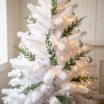 thumbnail image 7 of DefiDgd Artificial Evergreen Leaves Branch,Small Faux Green Stem Vase Filler Greenery Pick for Christmas Wreath Filling Table Mantel Indoor Floral Arrangement Winter Home Decor, 7 of 7