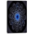 thumbnail image 2 of Art Floral Numérique Parfait en Violet Foncé - Impression sur Toile Florale, 2 of 3