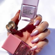 Nails.INC Quick Drying Nail Polish, Ruby, Pink Shimmer, 0.47 fl oz