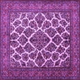 thumbnail image 1 of Ahgly Company Indoor Square Persian Purple Traditional Area Rugs, 5' Square, 1 of 4