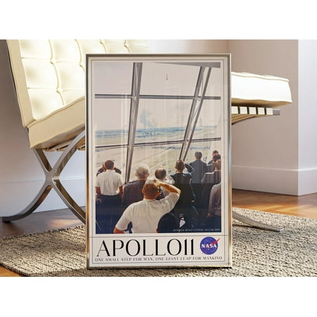 1969 Apollo 11 Liftoff Moment Poster, Kennedy Space Center, Moon Mission Souvenir, Wall Decor For Space Enthusiasts Wall Art, Modern Wall Decor, 16x24 UNFRAMED