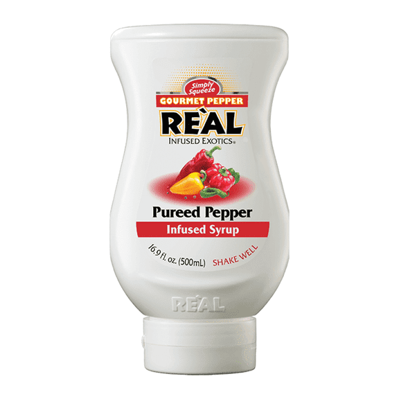 Real Infused Gourmet Pepper Syrup cs 6/16.9 oz