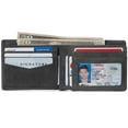 thumbnail image 3 of Alpine Swiss Wallet for Men Nolan Commuter Bifold Dual ID Windows for License Work Badge RFID Protection Divided Bill Section Gift Boxed, 3 of 7