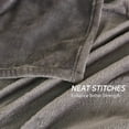 thumbnail image 5 of JML Fleece Throw Blanket Soft Cozy Plush Nap Blanket,50"x60", Grey, 5 of 7