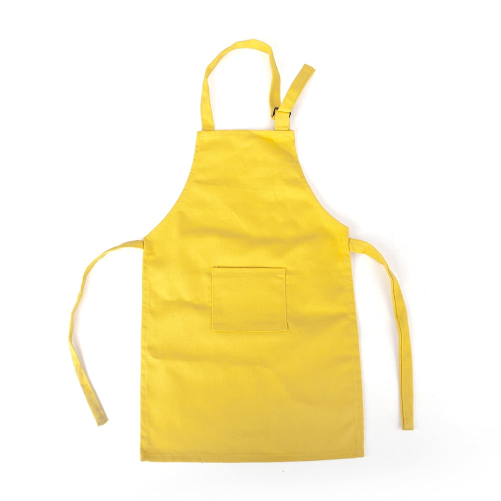 yellow apron
