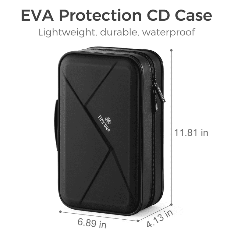 CD Case DVD Holder Storage, 144 Capacity DVD Cases Organizer