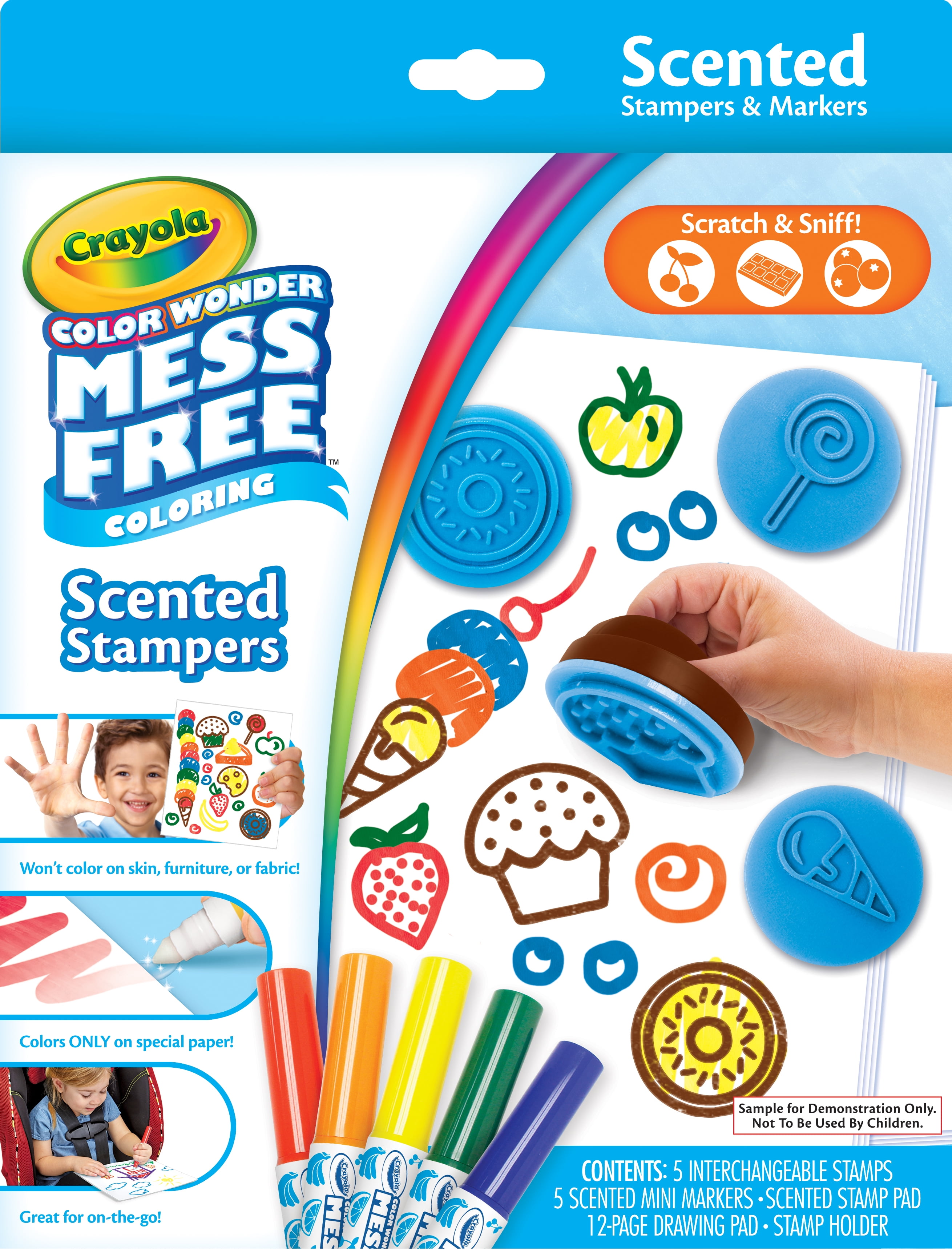 Crayola Color Wonder Scented Stampers & Markers Set