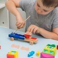 thumbnail image 4 of KAKOWELY 10pcs Pretend Train Track Support Buckle Train Track Model Children Train Track Buckle,1.38X"X0.51"X0.47", 4 of 5