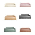 thumbnail image 5 of Stretch Seersuckers Sofa Cover with Skirt Soft Thick Couch Cover Detachable Washable Non-slip 3 Seat Protector, 5 of 9
