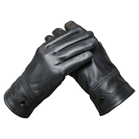 

Genuine Leather Gloves Men s Velvet Windproof and Waterproof Warm Sheepskin Gloves Winter Gift Leather Gloves