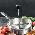 thumbnail image 2 of ALOEU Stainless Steel Food Mill, Silver, Manual Food Grinder, 15.35 x 6.30 x 2.36 Inches, 2 of 5