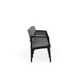 thumbnail image 4 of Lenox Steel Reception Waiting 4 Seats Chair / Black Steel / Light Gray, 4 of 5