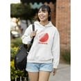 thumbnail image 2 of Japanese Dragon  W Japanese Text Hoodie Women -Image by Shutterstock, Female 5X-Large, 2 of 4