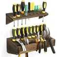 thumbnail image 2 of Set of 2 Screwdriver Organizer Pliers Hammer Rack Wall Tool Storage Wood Holders, 2 of 7
