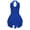 Royal Blue-A, variant on iEFiEL Kids Girls Sleeveless Sequins Leotard Dress for Lyrical Modern Contemporary Ballroom Dance