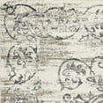 thumbnail image 4 of HomeRoots 353786 3 ft. 3 in. x 4 ft. 7 in. Polypropylene Ivory & Grey Area Rug, 4 of 4