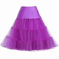 thumbnail image 4 of Petticoat Underskirt Women Retro Vintage Skirt Dress Crinoline Petticoat Rockabilly Underskirt for Wedding_c*, 4 of 4