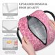 thumbnail image 3 of Fotbe Pink Glitter Bolsa de Almuerzo con Estampado, Lonchera Aislada, Contenedor de Comida Reutilizable Tipo Cooler a Prueba de Fugas, 3 of 6