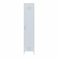 thumbnail image 6 of Novogratz Cache 1-Door Tall Single Metal Locker Style Storage Cabinet, Powder Blue, 6 of 12
