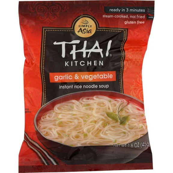 Thai Kitchen Garlic and Vegetable Instant Rice Noodle Soup, 1.6 Ounce -- 12 per case