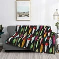 thumbnail image 2 of Fotbe Colorful Fishing Lures Manta de Franela con Estampado, Manta Ultrasuave para Cama, Sofá, Auto, Hipoalergénica y Antibolitas-60"x50", 2 of 6
