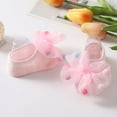 thumbnail image 7 of Wxirdiow Toddler Socks Children Kids Socks Soft Bottom Toddler Shoes Socks Bowkot Princess Socks Floor Socks Pink Size,0-12Months, 7 of 7