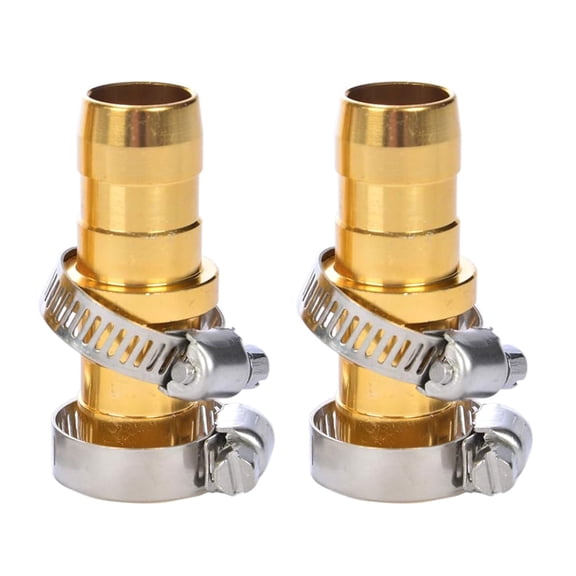 BQBQERT 2pcs Car Washing Garden Hose Connector with Metal Clip Multipurpose Practical Accessory for Garden Yard