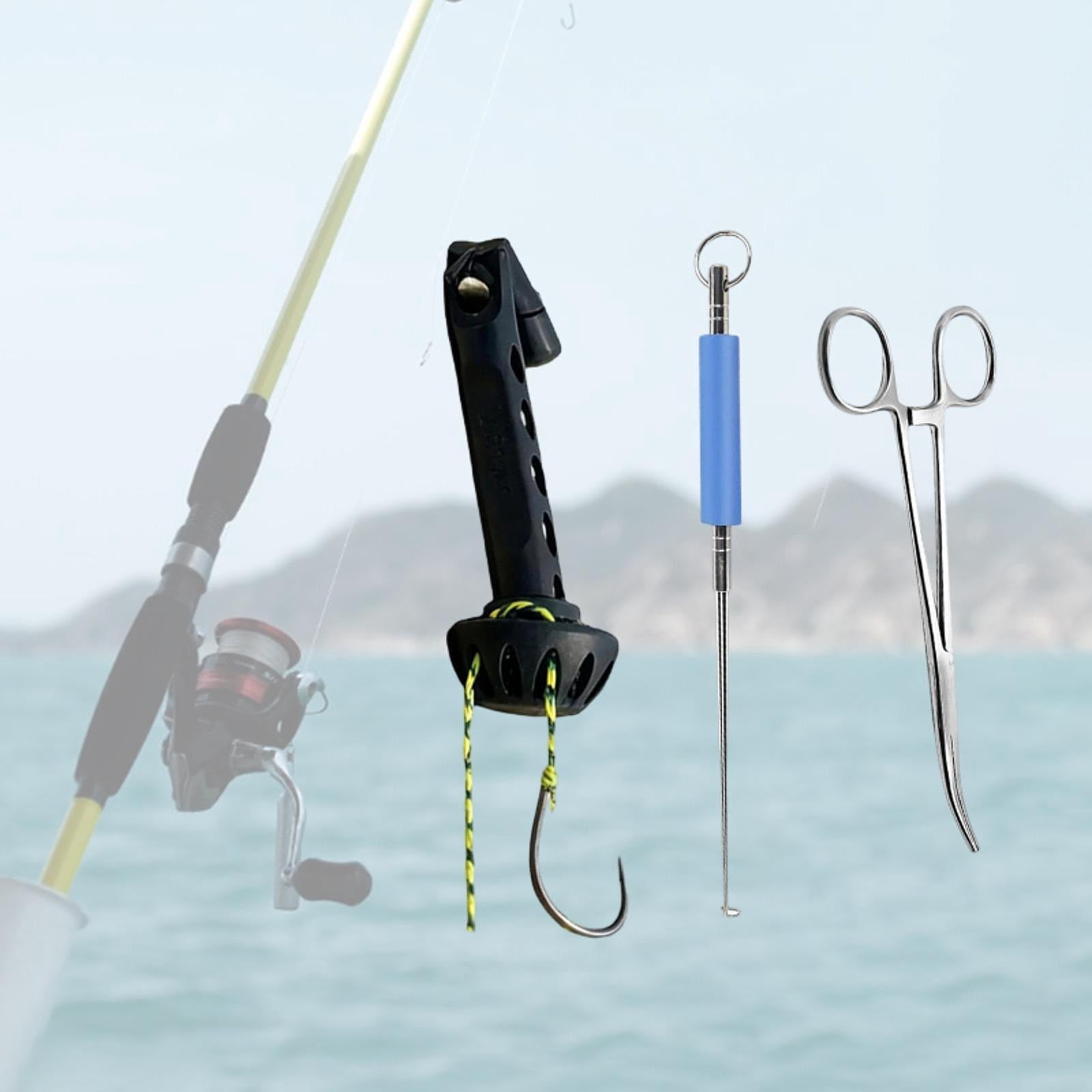 harayaa Outdoor Fishing Tools Kit, Fish Hook Remover Tool, Practical, Gear Durability, Sturdy Efficient, Hook Remover Stainless Steel