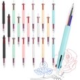thumbnail image 1 of shiyou-Erasable Ballpoint Pen,3-in-1 Multicolor Erasable Gel Pens for Make Mistakes Disappear,0.5mm Ink Gel Pens Quick-drying Rolling Ball Pens with Eraser,3-Color Retractable Erasable Pens (18 PCS), 1 of 4