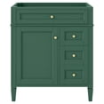 thumbnail image 3 of Miekor Furniture 30" Bathroom Vanity without Top Sink, Modern Bathroom Storage Cabinet with 2 Drawers and a Tip-out Drawer 54001, 3 of 6
