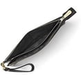 thumbnail image 2 of Michael Kors Daniela Medium Wristlet Leather Black/Ecru/CashewithGold, 2 of 2
