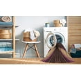 thumbnail image 2 of Ahgly Company Machine Washable Indoor Square Transitional Dark Scarlet Red Area Rugs, 5' Square, 2 of 7