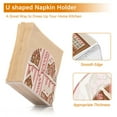 thumbnail image 5 of Yayeee Napkin Holder for Table Kitchen Paper Tissue Organization, Pink Candy House, 5 of 8