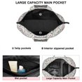 thumbnail image 3 of White Christmas Tree and Ornament Pattern Travel Tote Bags for Women Carry On,Large Weekender Bags for Women Travel,Multi Functional Duffle Bag for Work,Shopping,Sports, 3 of 5