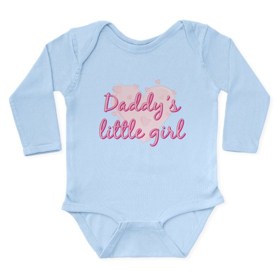 CafePress - Daddys Little Girl Body Suit - Long Sleeve Cotton Baby Bodysuit
