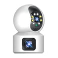 thumbnail image 1 of Doble Pantalla Cámara De Seguridad Full Hd Con Alarma Malubero Blanco, 1 of 4
